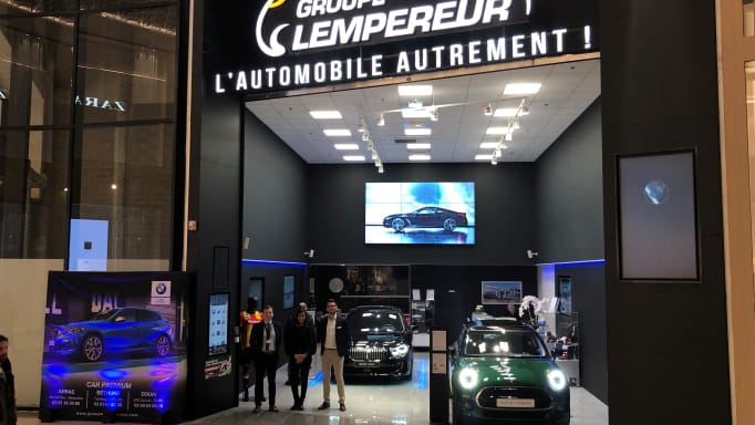 Ouverture du Pop-up Store automobile dans la galerie marchande Auchan de NOYELLES-GODAULT